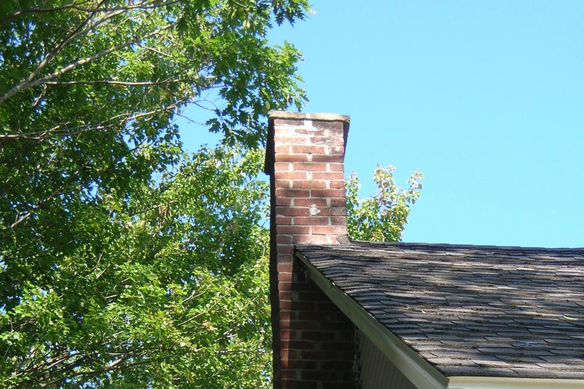 Did you know that this chimney replaced the original one in the center of the Town House?  When and why this happened is lost in the distant past.