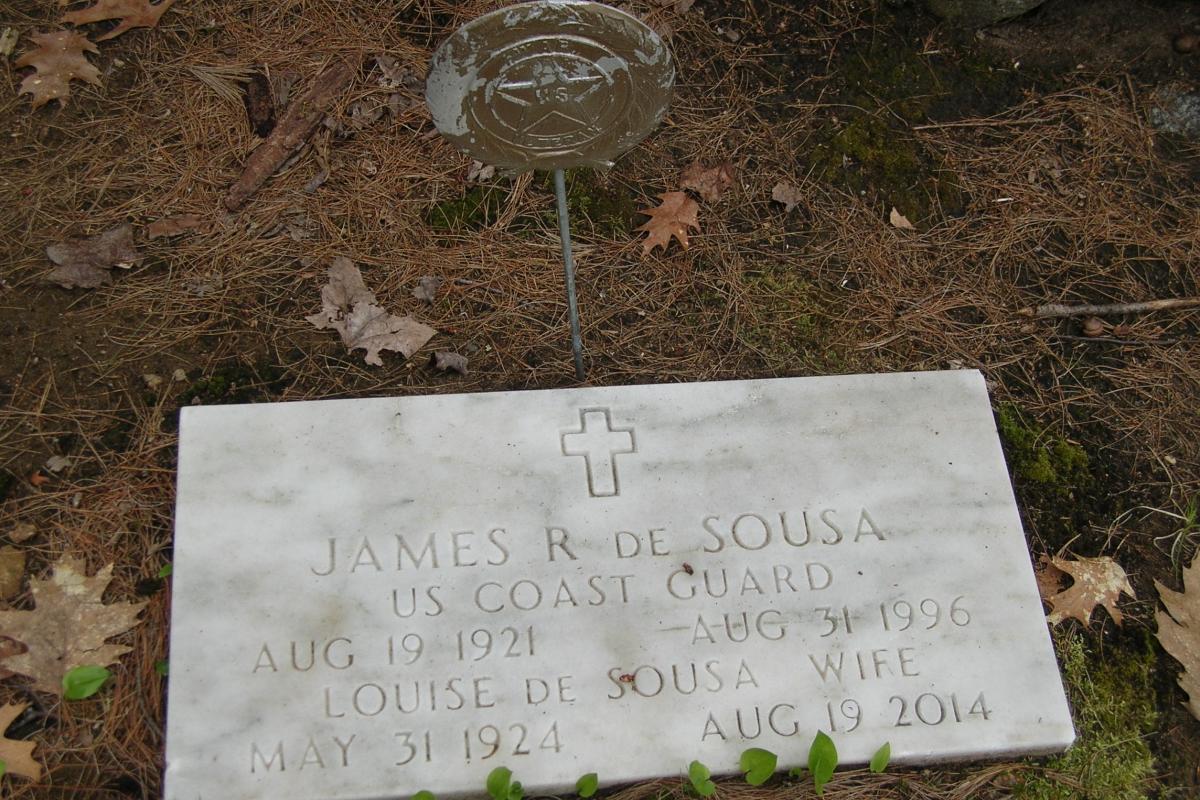 US Coast Guard Soldier - Hawkins Cemetery