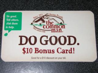Do Good Bonus Card
